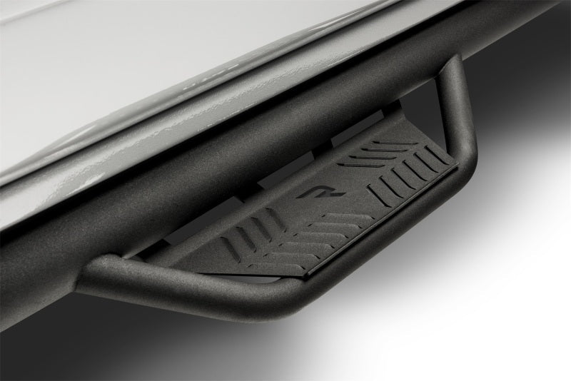 N-Fab Podium LG 15-18 GMC/Chevy Canyon/Colorado Crew Cab SRW - Tex. Black - Cab Length - 3in