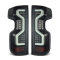 AlphaRex 19-23 Chevrolet Silverado 1500/2500HD/3500HD PRO-Series LED Tail Lights Jet Black