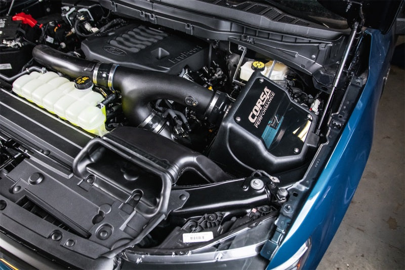 Corsa 2021-2025 Ford F150 3.5L Ecoboost Cold Air Intake with Powercore Filter