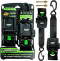 Rhino USA Retractable Transom Straps (2 Pack-Black)