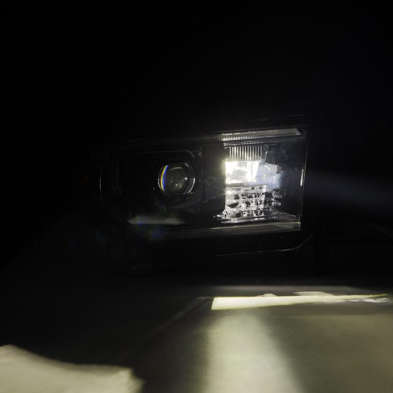 AlphaRex 07-13 Toyota Tundra/08-17 Sequoia G2 PRO-Series Projector Headlights Black -NO Lvl Adjuster