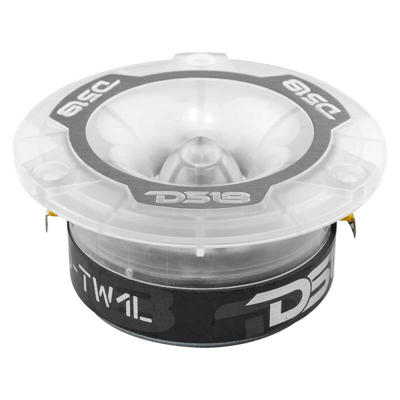 DS18 3.8in Super Bullet Tweeter 120 Watts RMS 1in Aluminum Vc 4 ohm RGB LED Lights- Pair