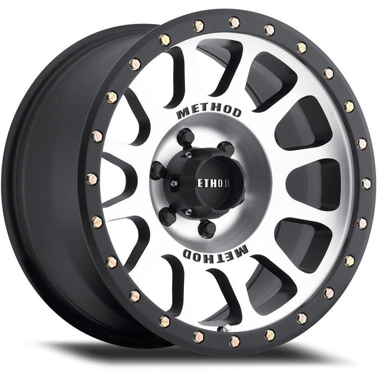 Method MR305 NV 17x8.5 0mm Offset 5x150 116.5mm CB Matte-Gloss Black Wheel