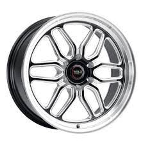 Weld Racing 20x10 Laguna 6 Drag 6x139.7 ET38 BS7.00 Gloss BLK MIL DIA 106.1