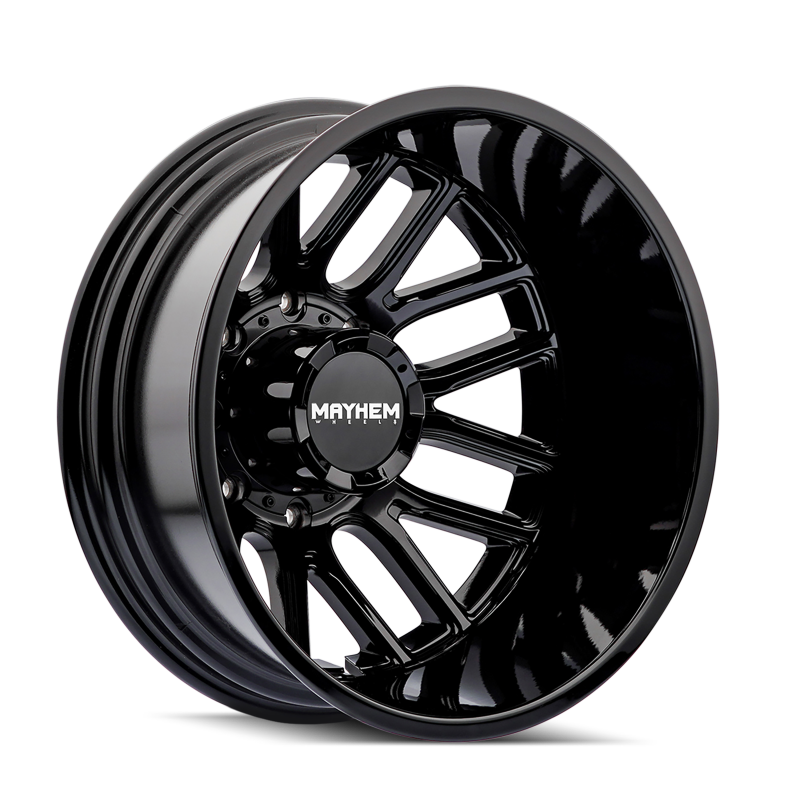 Mayhem Cogent Dually 8107D 17x6.5 8x200 BP -142mm Offset 142mm Bore Gloss Black