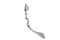 Corsa 2021-2025 Ford F-150 SuperCab/6.5in Bed 3.5L V6 Sport Cat-Back Single Side Exit-Polished