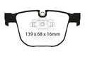 EBC 08-10 BMW M3 4.0 (E90) Redstuff Rear Brake Pads