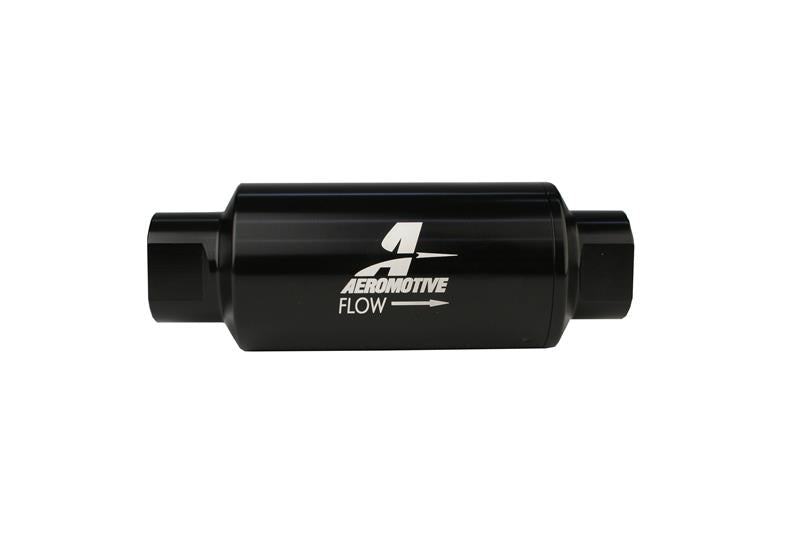 Aeromotive In-Line Filter - AN-10 - Black - 100 Micron