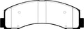 EBC 2018+ Ford F-150 2.7L Twin Turbo (2WD) Extra Duty Front Brake Pads