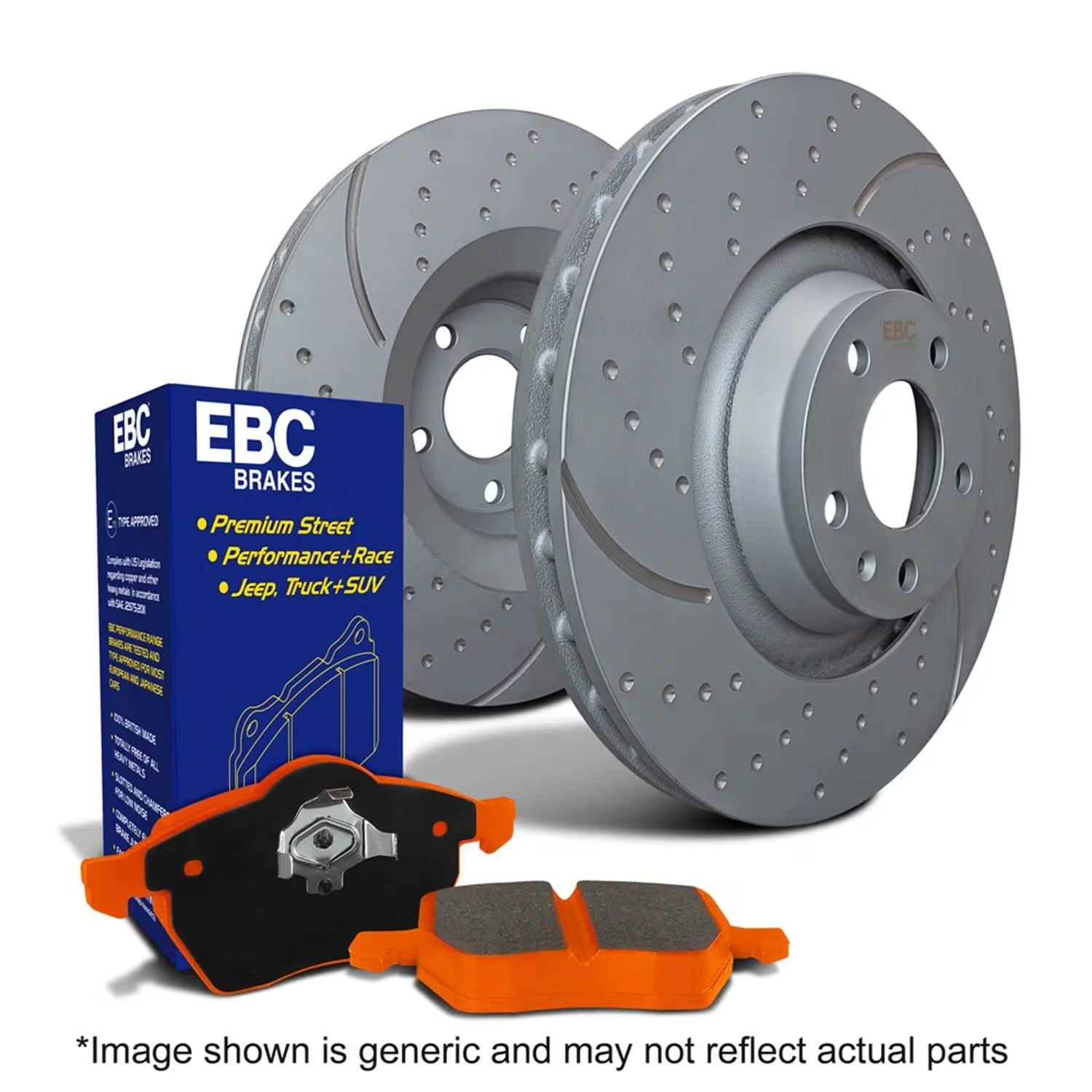 EBC S2 Brake Pad and Rotor Kit