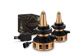 AlphaRex Gold Ammo Panoramic LED Light Bulbs - H11