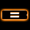 ORACLE Lighting Universal Illuminated LED Letter Badges - Matte Blk Surface Finish - B