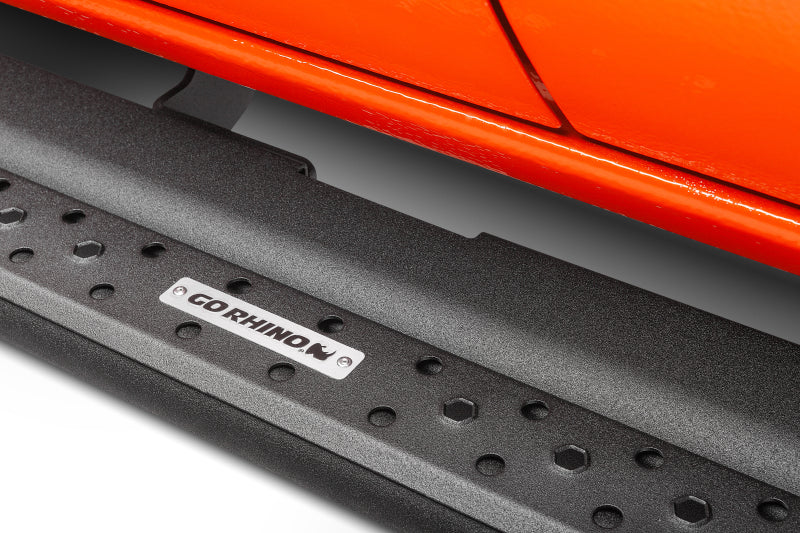 Go Rhino Dominator Extreme DSS Sliders - Tex Blk - 73in