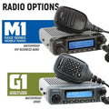 Rugged Radios STX STEREO Remote Head Complete Master Comm Kit with Intercom and 2-Way Radio G1 GMRS