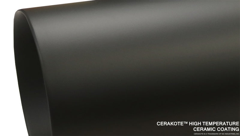 Corsa 2019-24 Ram 1500 5.7L Crew Cab w/ 57in or 76in Bed Cat-Back Dual Rr Exit 5in Blk Cerakote Tips