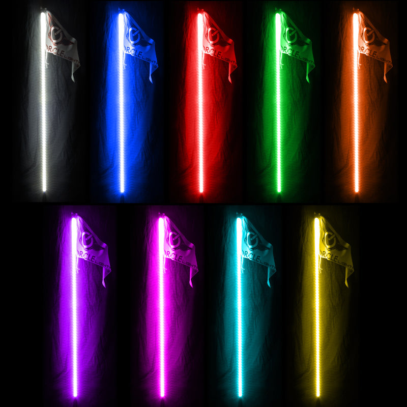 Oracle Off-Road 4ft LED Whip - ColorSHIFT