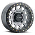 Method MR401 UTV Beadlock 15x7 / 5+2/38mm Offset / 4x156 / 132mm CB Titanium Wheel- Matte Black Ring