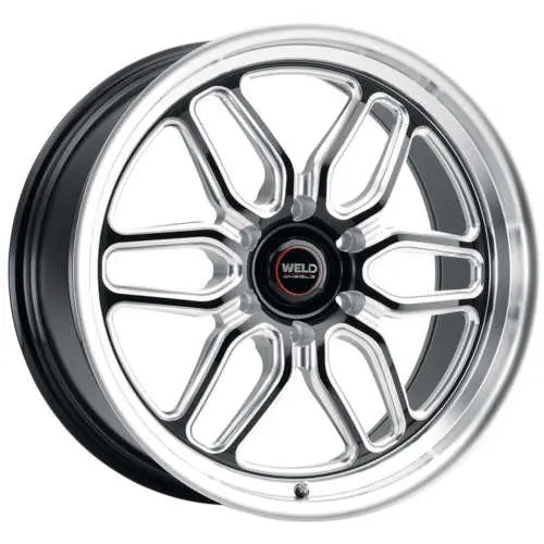 Weld Racing 22x9.5 Laguna 6X135 ET25 BS 6.23 Gloss Black Milled Wheel 87.1 Dia.