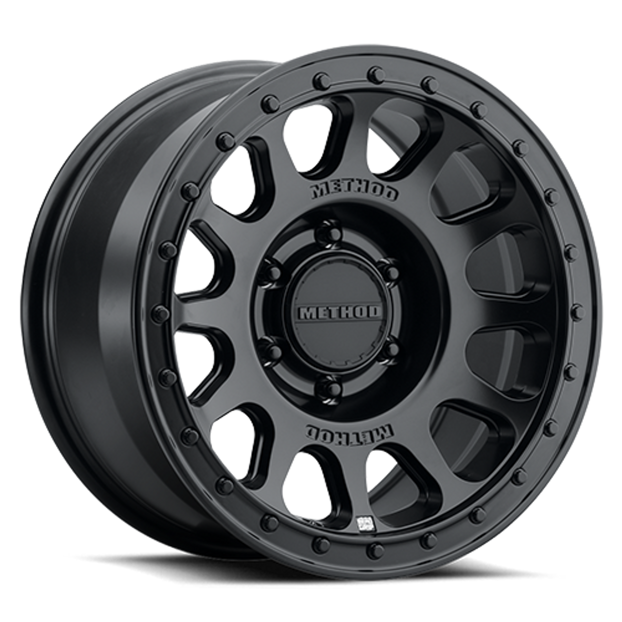 Method MR709 HD Bead Grip 17x 8.5in / ET0 / 6x5.5 BP / 106.25mm Bore - Black Wheel