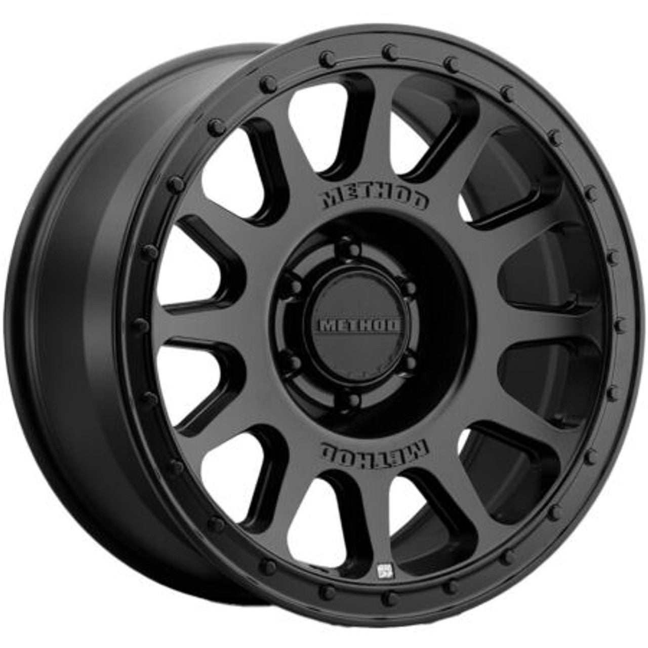 Method MR709 HD Bead Grip 18x 9in / ET12 / 6x5.5 BP / 106.25mm Bore - Black Wheel