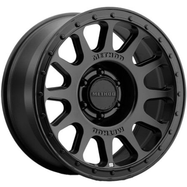 Method MR709 HD Bead Grip 18x 9in / ET12 / 6x5.5 BP / 106.25mm Bore - Black Wheel