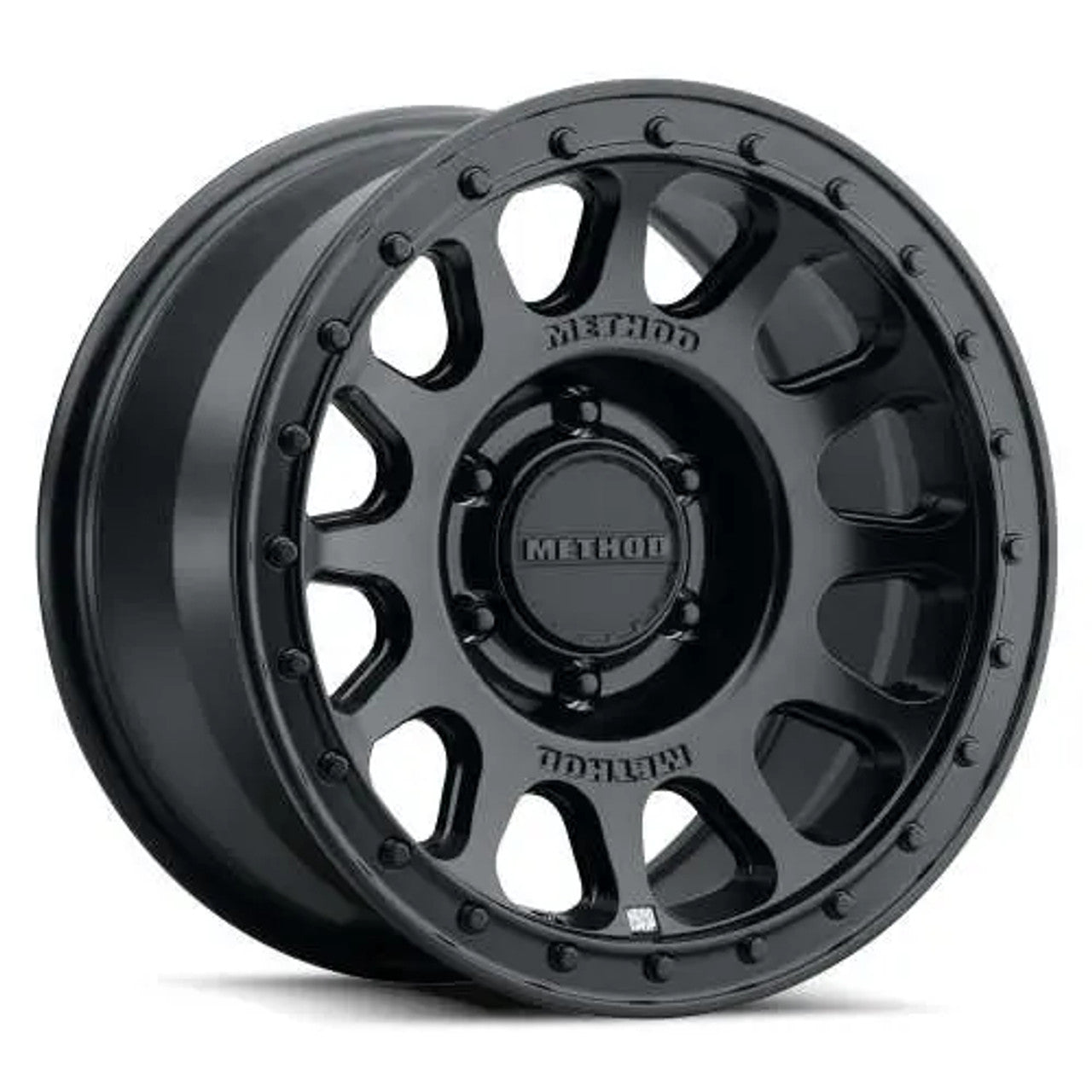 Method MR709 HD Bead Grip 18x 9in / ET12 / 8x180 BP / 124.1mm Bore - Black Wheel