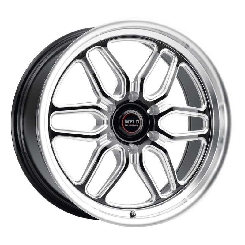 Weld Racing 20x10 Laguna 6 Drag 6x139.7 ET38 BS7.00 Gloss BLK MIL DIA 106.1