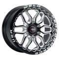 Weld Racing 20x10 Laguna 6 Drag 6x135 ET38 BS7.00 Gloss BLK MIL DIA 87.1