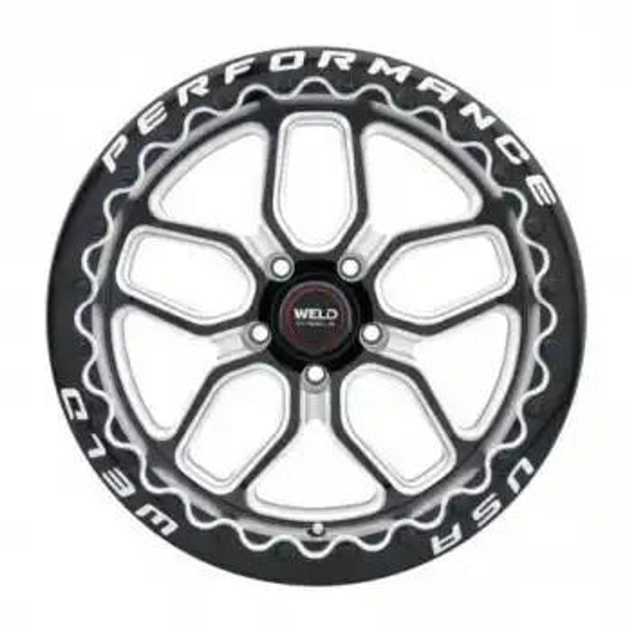 Weld Racing 17x10 Laguna Bead Lock 5x120 ET42 BS7.15 Gloss BLK MIL DIA 78.1